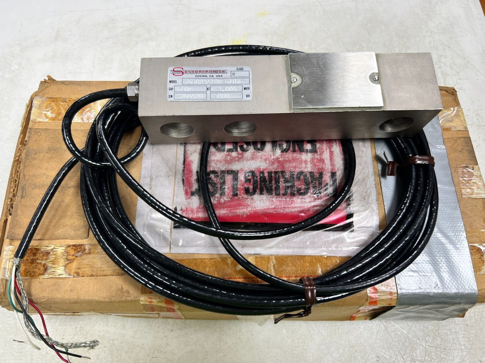 👀 NEW SENSORTRONICS BEAM LOAD CELL 10K @ 3.006 MV/V 65023A10K-5107