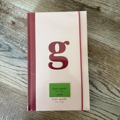 Kate Spade Just Mine Monogram “G” Cloth Hardcover Notebook Journal