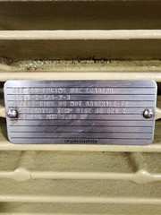 NEW GE 150 HP ELECTRIC MOTOR 2300 VAC 3 PHASE 3580 RPM 449TS FRAME TEFC
