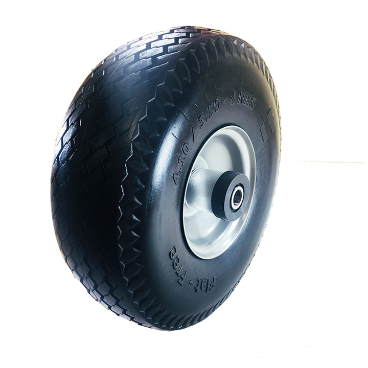Air Compressor Wheel Flat Free Maintenance Free 10″ x 3 1/2″