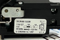 SIEMENS 3VL9400-1UG00 UNDERVOLTAGE RELEASE 110-127VAC FREE FAST SHIPPING