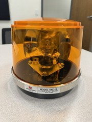 443312-02 Federal Signal Amber Halogen Beacon Light 12 Volts
