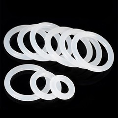 White Silicone Rubber O Rings 3.5mm Cross Section 5mm-78mm ID Food Grade O Ring