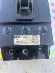 FPE Federal Pacific NFJ631150 Circuit Breaker 150A 3P 600V Type NFJ 150 Amp