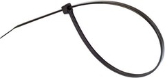 Versatile 8 Inch Black Cable Ties – 100 Pack, 18lb Strength for Ultimate Support