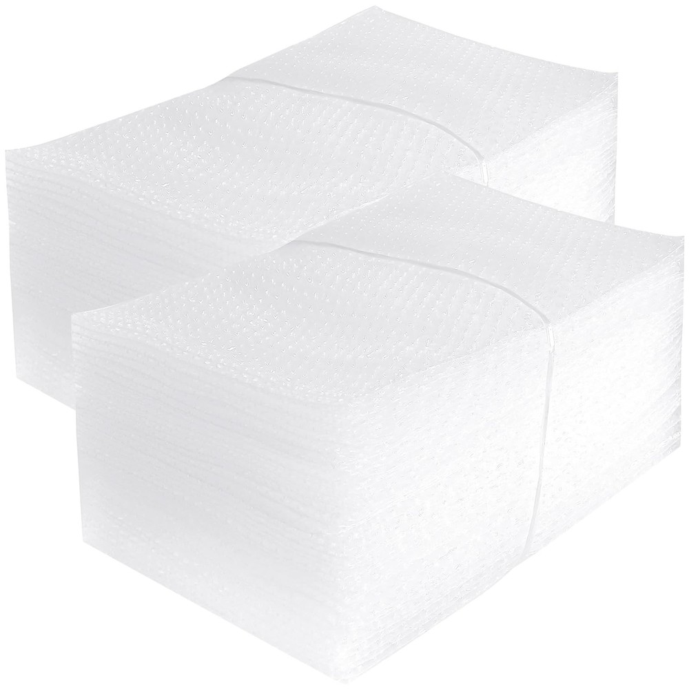 High-PQ Bubble Pouches Wrap, Clear Not Self-Seal 100PCS-6x10Inches,