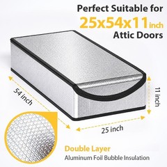 Heavy-Duty Metal Zipper Attic Insulation for All Seasons