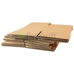 50-Box 6x3x3 EcoSwift Cardboard Packing Moving Shipping Box Corrugated Carton