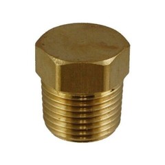 1/2″ NPTF Brass Hex Head Male Pipe Thread Plug Fitting Hex Head Plug | 33152-08