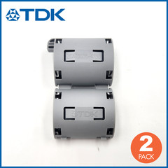 x2 PACK NEW TDK ORIGINAL Openable Flat Cable Ferrite Core Grey ZCAT3035-1330