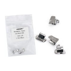 5X Dental Orthodontic Bondable Non-Con mesh base Buccal Tube 1st Molar Roth 022