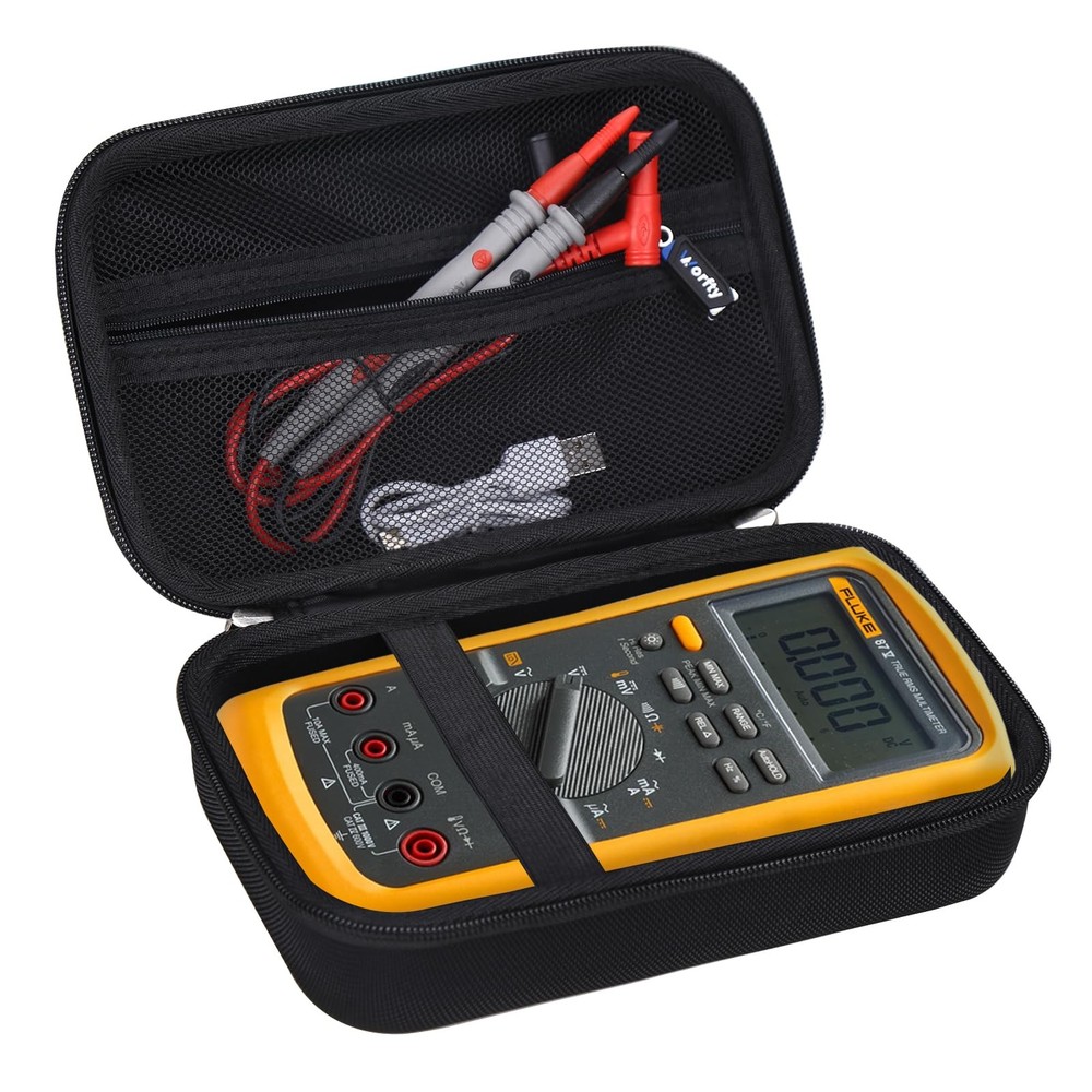 Case for Fluke 87-V/ 77 IV/ 83V/ 88 Industrial Digital Multimeter, Large Capa…