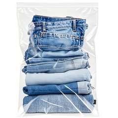 10 Pack 18×24 Inch Large Plastic Storage Bags 5 Gallon Jumbo Size Zip Bag