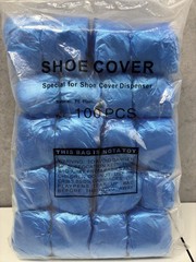 600 Pieces Disposable Plastic Shoe Cover Waterproof Shoe Cover