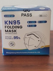 50 / 100 Pcs White KN95 Protective 5 Layer Disposable Face Mask Mouth Nose Cover