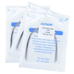 Dental Orthodontic Round Arch Wires Upper &Lower Stainless Steel Nature Form