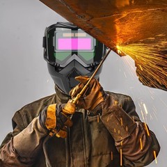 Auto Darkening Welding Glasses Adjustable Band Detachable Welder Mask Impact