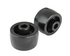 Pallet Jack/Truck Poly Wheels Full Set with Axles, Bearings, Entry Rollers, Caps