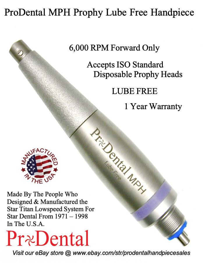 Midwest RDH Type LUBE FREE Hygienist Handpiece – ProDental