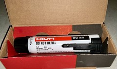 HILTI GC 22 GAS CANISTER, NEW, FOR HILTI GX 120 Expired 8/31/24