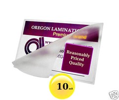 200/pack Hot 10 Mil File Card Laminating Pouches 3-1/2 x 5-1/2 Clear 3.5 x 5.5