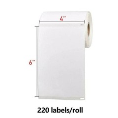 20-200 Rolls 1744907 Direct Thermal Shipping Label 4″x6″ for DYMO 4XL 220/Roll