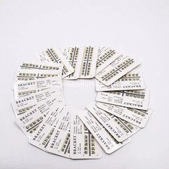 20 Pcs/Set Dental Ortho Metal Brackets Braces Standard/Mini Roth 022 345 Hooks