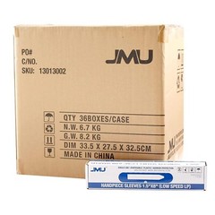 JMU 500pcs Dental Low/High Speed Handpiece Clear Cover Sleeves 1″x8″ Barrier