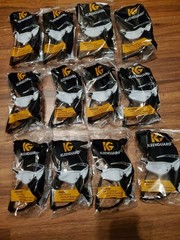 Lot of 12 Kleenguard Nemesis Safety Eyeware Glasses 22475 Smoke Black