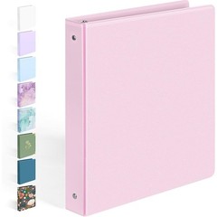 Eco-Friendly Durable 1 Inch 3 Ring Binder School Office Projects Organizing New