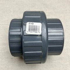 5 – New Spears PVC 2″ Union Viton Socket 857-020 Gray SCH/80 Slip x Slip Fitting