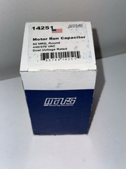 MARS Motor Run Capacitor Round 50 MFD 440/370 VAC Dual Voltage Rated 14251