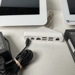 Clover Mini C302U 2nd Gen POS System Hub & Power Supply–Locked Working Lot Of 2