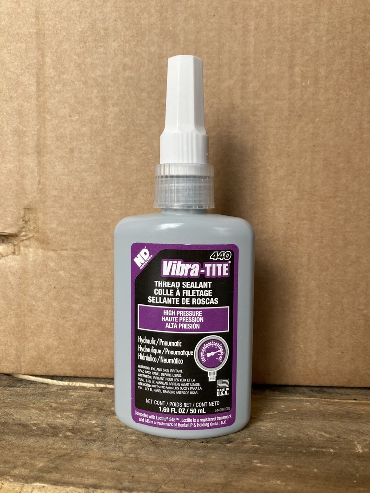 Pack of 2 Vibra-Tite 440 High Pressure Hydraulic Thread Sealant