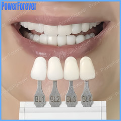 Dental 4 Colors Bleached Shade Guide Bleach Chart Teeth Whitening Based Vita A-D