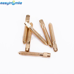 120pcs Dental Screw Post Gold Plated S -XL Size Completed Kit Refill Easyinsmile