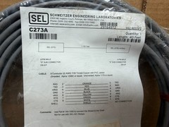 NEW SEL C273A-040 9 PIN MALE D-SUB CONNECTORS 40FT LENGTH ID: 29764972 SHIPSFAST