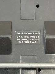 Boltswitch PR321 30A 240V AC 7.5hp 3PH Disconnect Switch
