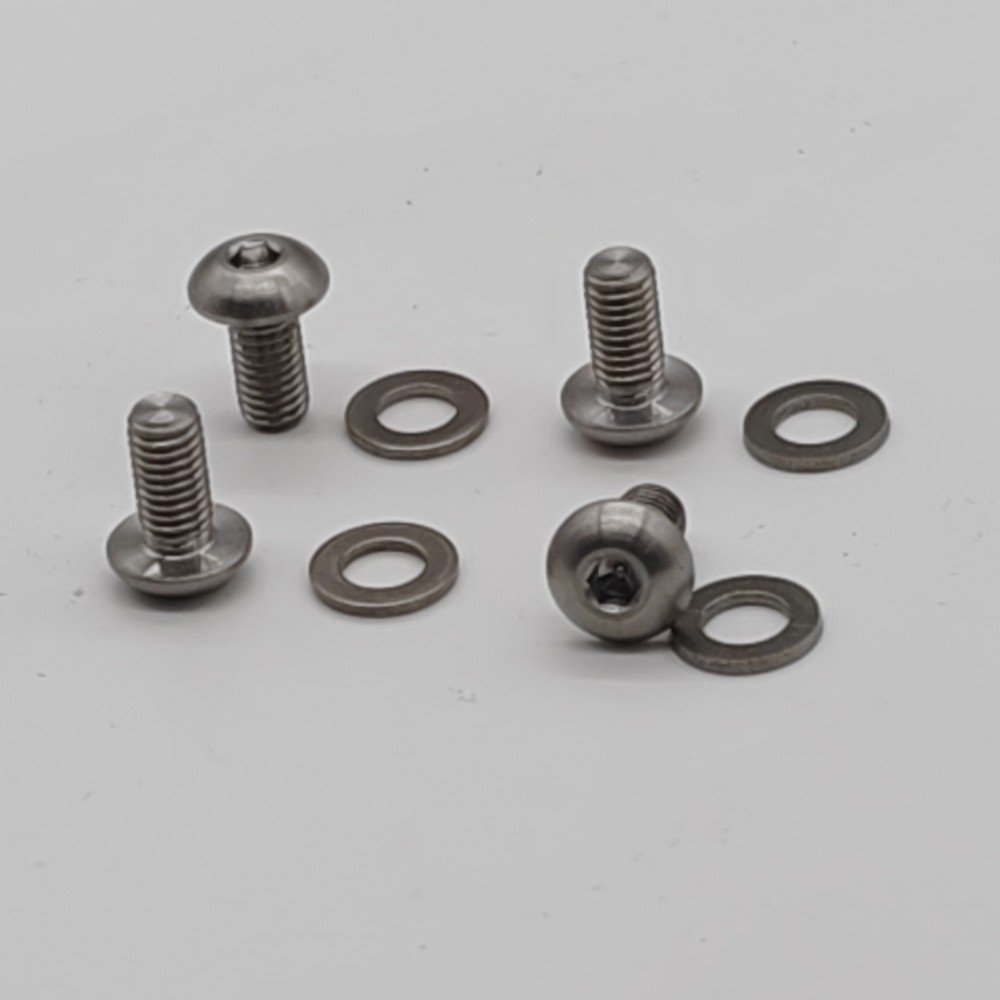 10Pcs M5x30 Hex Titanium Bolts 3.0 Driver