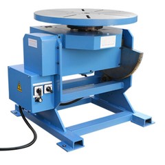 550-1100LBS Welding Positioner Turn Rotary Table Tilt 0-45-90 Degree 110V