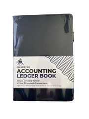 Clever Fox Accounting Ledger Book Dark Blue Accounting Book New