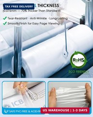 KTRIO Heavy Duty Sheet Protectors for 3 Ring Binder 30 Pack, 8.5 x 11 | Extra Th