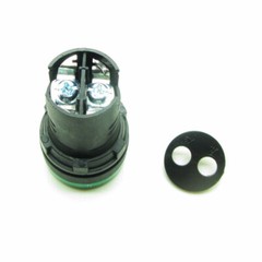 5PCS Green 22mm AC/DC24V LED Indicator Light Power Signal Panel Lamp AD16-22D/S