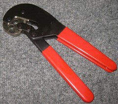 Heavy Duty Coaxial Cable Crimp Tool for RG6 – RG59 – RG62 – Crimper F RG-6 Quad