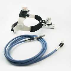 ENT Head Light with optic light Fiber cable for Dental Surgical Headlight
