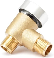 Upgraded Brass RV Vacuum Breaker Check Valve, 571-VAC-CHK-A Camper 0.5 inches