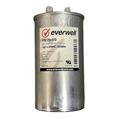 70uf x 440 VAC MULTI-PURPOSE RUN CAPACITOR, 50/60Hz ±5 % OF TOLERANCE