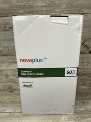 Gammex NovaPlus Non-Latex PI Green Surgical Glove, 50 Pair Box Size 9 *See Date*