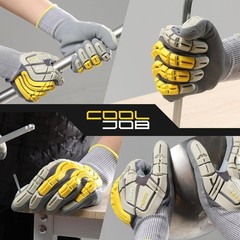 Water-Repellent Utility Gloves with Grip – Perfect for Construction Work
