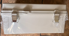 QILIPSU – 410x310x180mm Hinged Cover Stainless Steel Latch Junction Box – NEW